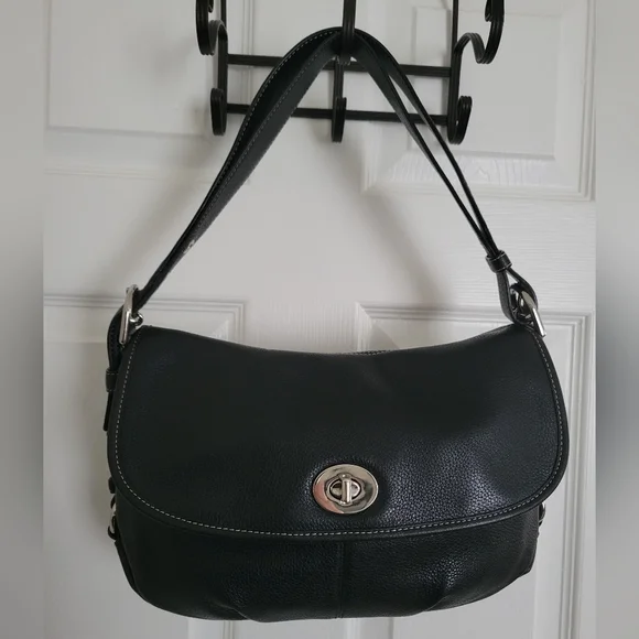 Coach Leather Turnlock Convertible - Picture 1 of 8